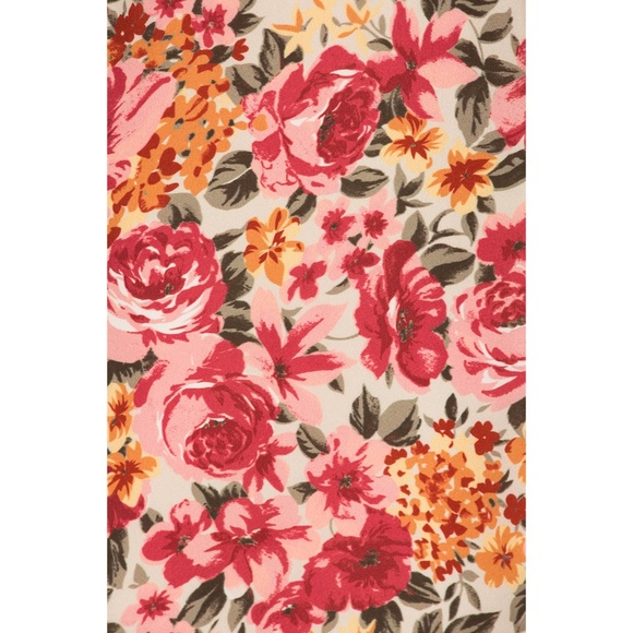 ✨NWT✨ LPA Ruffle Floral Midi Dress 137 in Vintage Rose Pink Sz XS - Picture 11 of 11